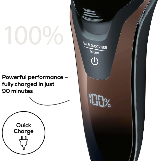 BEURER 3 HEAD RECHARGEABLE SHAVER 58.10